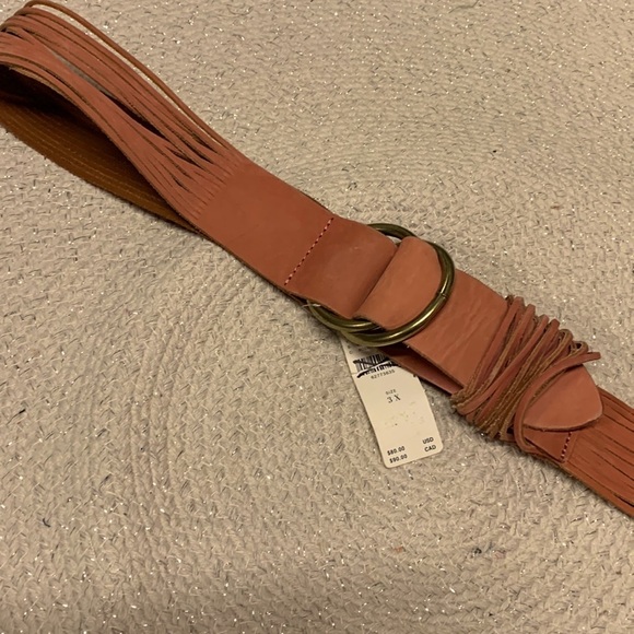 Anthropologie leather belt size 3X new with tags Tonya belt